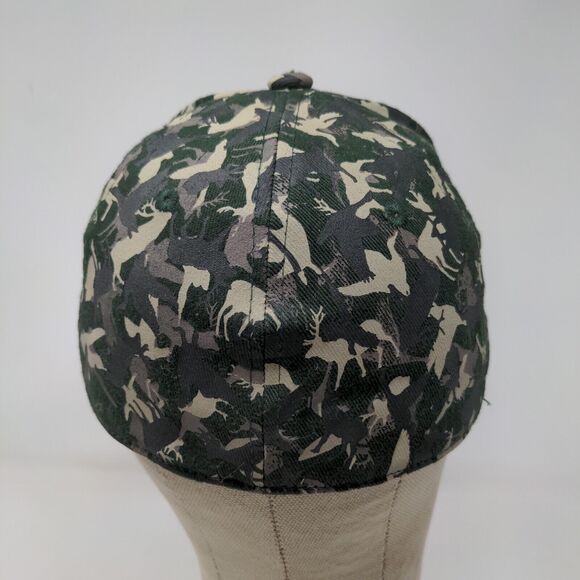 Wraptor Wear Men's Camo Hat Multi Stretch Deer Graphic Embroidered Hunt Dakota - Picture 7 of 10